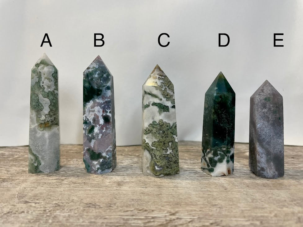 Moss Agate Points