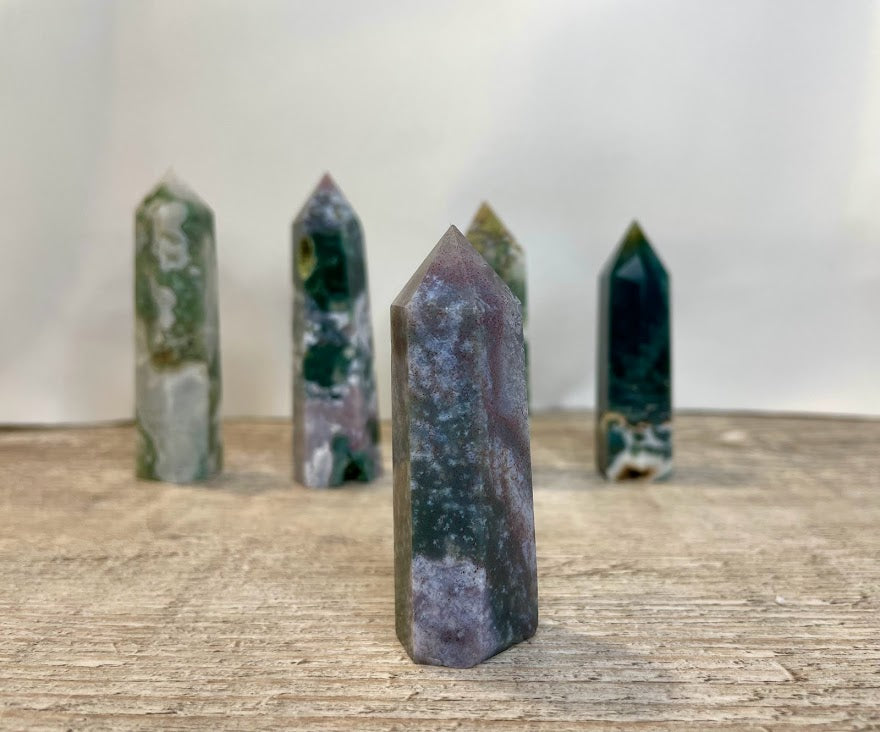 Moss Agate Points