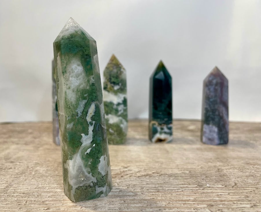 Moss Agate Points