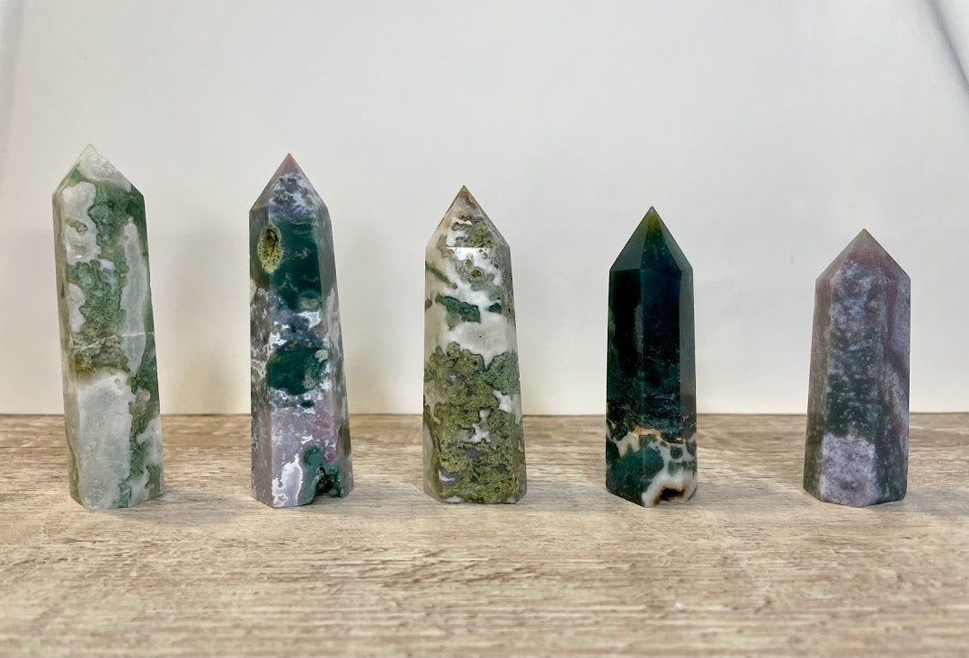 Moss Agate Points