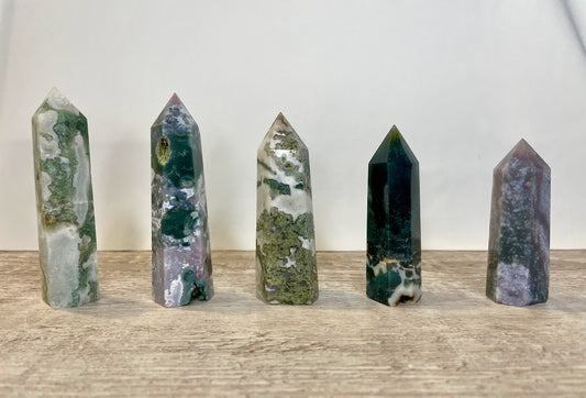 Moss Agate Points