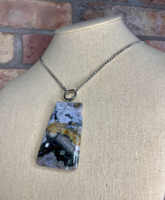 Ocean Jasper | Orbicular Jasper Necklace