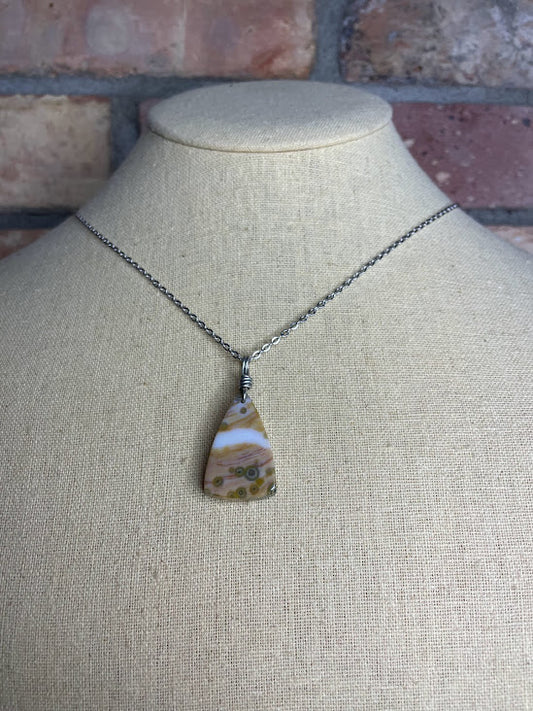 Ocean Jasper | Orbicular Jasper Necklace