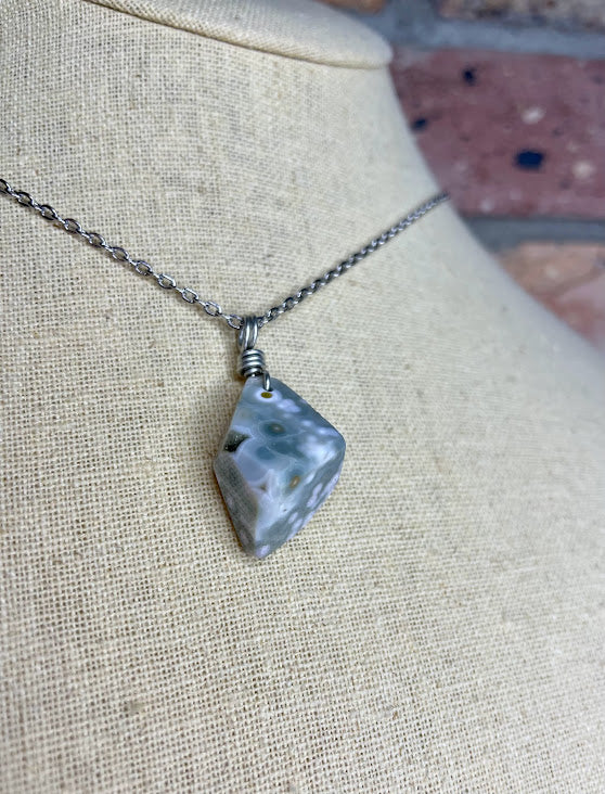 Ocean Jasper | Orbicular Jasper Necklace