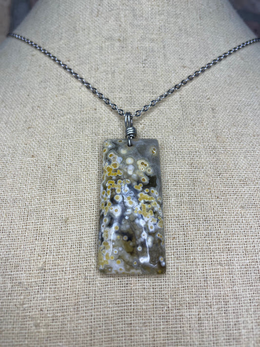 Ocean Jasper | Orbicular Jasper Necklace