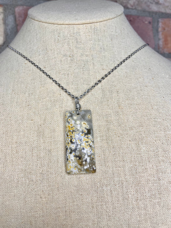 Ocean Jasper | Orbicular Jasper Necklace