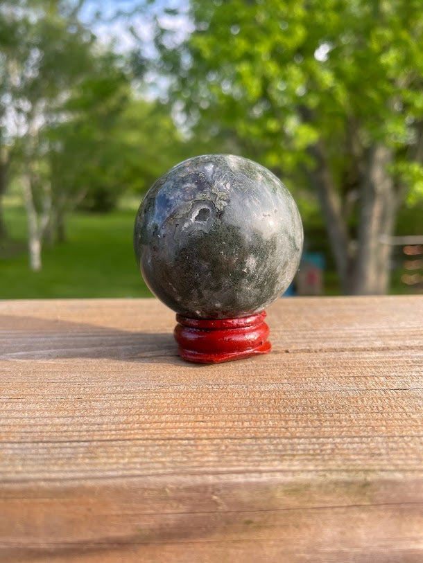 Moss Agate Sphere